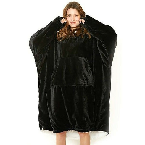 Super Soft Warm Plush Hooded Blanket